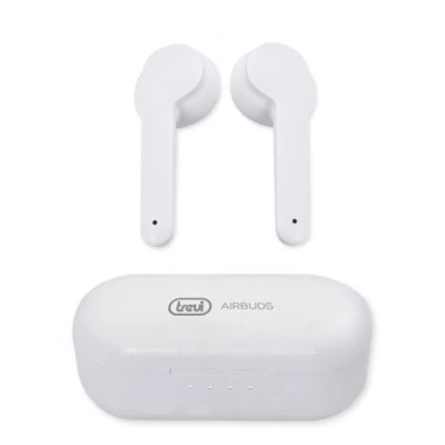 Ασύρματα ακουστικά bluetooth TREVI 4hr με μικρόφωνο & θήκη/επαναφορτιζόμενη βάση micro USB