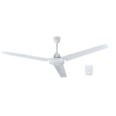 Ανεμιστήρας οροφής λευκός 230V Φ140cm 75W μοτέρ 5 ταχύτητες 3 μεταλλικά πτερύγια 64db Ανεμιστήρας οροφής λευκός 230V Φ140cm 75W μοτέρ 5 ταχύτητες 3 μεταλλικά πτερύγια 64db