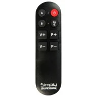 Universal τηλεχειριστήριο αντικατάστασης SUPERIOR SIMPLY με λειτουργία εκμάθησης & μεγάλα πλήκτρα