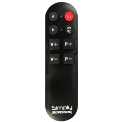 Universal τηλεχειριστήριο αντικατάστασης SUPERIOR SIMPLY με λειτουργία εκμάθησης & μεγάλα πλήκτρα