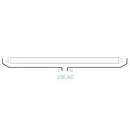 Λάμπα led tubes T8 G13 Ø26x1200mm 18W 230V 4000k ενδιάμεσο φως 1770lm με τροφοδοσία στα 2 άκρα