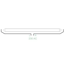 Λάμπα led tubes T8 G13 Ø26x1200mm 18W 230V 4000k ενδιάμεσο φως 1770lm με τροφοδοσία στα 2 άκρα