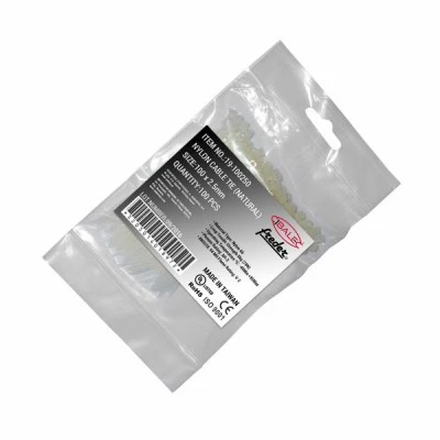 Δεματικά καλωδίων 142x2.5mm λευκά