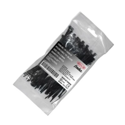 Δεματικά καλωδίων 150x3.6mm μαύρα με προστασία (UV) από τον ήλιο & τις καιρικές συνθήκες Δεματικά καλωδίων 150x3.6mm μαύρα με προστασία (UV) από τον ήλιο & τις καιρικές συνθήκες