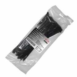 Δεματικά καλωδίων 250x3.6mm μαύρα με προστασία (UV) από τον ήλιο & τις καιρικές συνθήκες