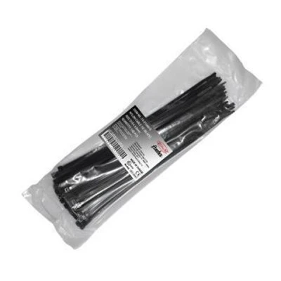Δεματικά καλωδίων 250x4.8mm με προστασία (UV) από τον ήλιο & τις καιρικές συνθήκες μαύρο χρώμα