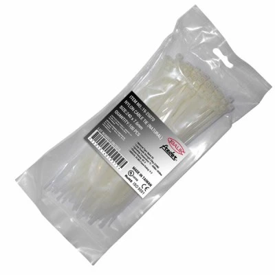 Δεματικά καλωδίων 250x7.6mm λευκά