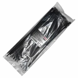 Δεματικά καλωδίων 550x8mm μαύρα σε 1 σακουλάκι των 100τεμ.