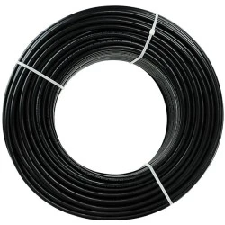 Καλώδιο SOLAR μαύρο 1x6mm² με διπλή μόνωση για σύνδεση φωτοβολταϊκών μεγάλης αντοχής