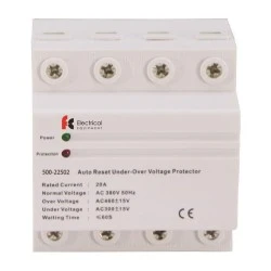 Επιτηρητής τάσης τριφασικός 63Α 4P 300-460V