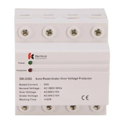 Επιτηρητής τάσης τριφασικός 63Α 4P 300-460V