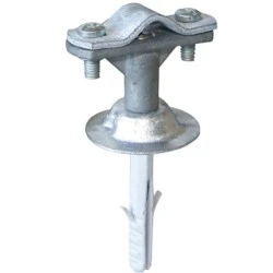 Στήριγμα αγωγών Φ8-10mm S/t/tZn με Ø42mm αποστάτη