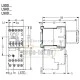 ΜΙΝΙ ρελέ ισχύος τριπολικό LSDD1213 SCHRACK 24VAC 5,5KW/S00 ένταση AC3 12A 1NO