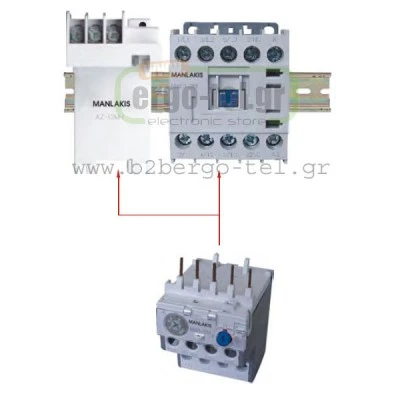 MINI ρελέ KRIPAL UKC1-9M τύπου LG με πηνίο 220/230V ισχύς 4KW 9AC3/ 20AC1 επαφή 1NO