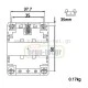 MINI ρελέ KRIPAL UKC1-9M τύπου LG με πηνίο 220/230V ισχύς 4KW 9AC3/ 20AC1 επαφή 1NO