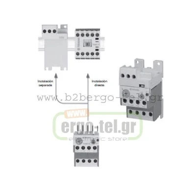 MINI θερμικό UKH-12M τύπου LG KRIPAL με κλίμακα έντασης 0,4Α-0,63Α για ρελέ 2,2KW - 5,5KW