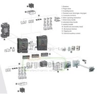 Αυτόματος διακόπτης ισχύος KRIPAL UKM32-250 160A-200A με ικανότητα διακοπής 50KA τύπου LG