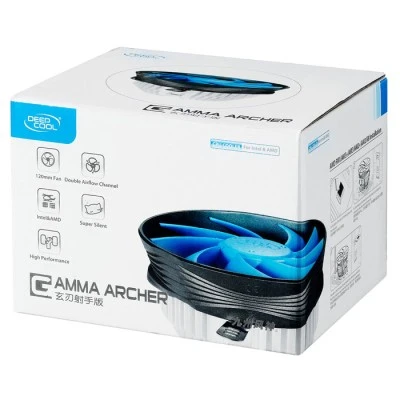Ψύκτρα Universal DEEPCOOL GAMMA ARCHER για επεξεργαστές Intel και AMD με ανεμιστήρα 120mm
