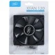 Ανεμιστήρας DEEPCOOL XFAN 120mm σε μαύρο χρώμα με χαμηλές στροφές για αθόρυβη λειτουργία
