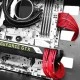 Braided καλώδιο προέκτασης τροφοδοσίας DEEPCOOL motherboard 24pin 30cm σε κόκκινο χρώμα