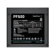 Τροφοδοτικό Η/Υ DEEPCOOL PF600 600W με πιστοποίηση 80 Plus και ενεργό PFC σε μαύρο χρώμα