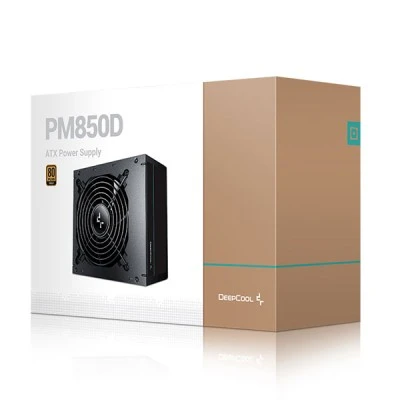 Τροφοδοτικό Η/Υ DEEPCOOL PM850D 850W με πιστοποίηση 80 Plus Gold και ενεργό PFC σε μαύρο χρώμα