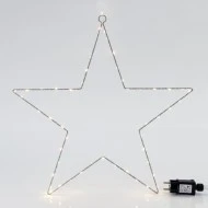 Αστέρι φωτιζόμενο 50cm με 65 mini Led θερμό φως 2500-3500k εξωτερικού χώρου IP44