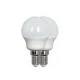 Λάμπα LED SMD σφαιρική ισχύος 4W 220-240V Ε14 2700K θερμό φως 400lm 25000h σε blister 2 τμχ