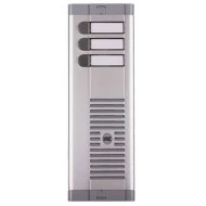 Μπουτονιέρα URMET 925/103 με 3 μπουτόν κλήσης, κουτί εντοιχισμού και θέση θυρομεγαφώνου