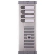 Μπουτονιέρα URMET 925/104 για 4 διαμερίσματα με κουτί εντοιχισμού και θέση θυρομεγαφώνου
