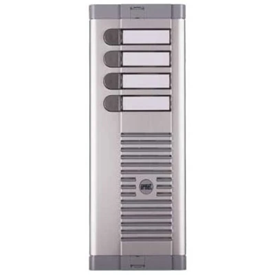Μπουτονιέρα URMET 925/104 για 4 διαμερίσματα με κουτί εντοιχισμού και θέση θυρομεγαφώνου
