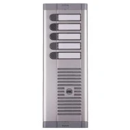 Μπουτονιέρα URMET 925/105 για 5 διαμερίσματα με κουτί εντοιχισμού και θέση θυρομεγαφώνου