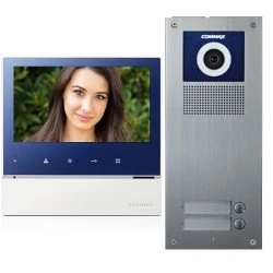 Κιτ θυροτηλεόρασης COMMAX DRC-2CU CDV-70H 4 καλωδίων με 7   οθόνη αφής