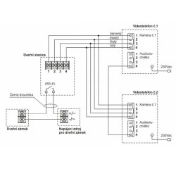Έγχρωμη οθόνη COMMAX CDV-70H 4 καλωδίων 7   LCD με ανοιχτή ακρόαση