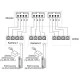 Σετ θυροτηλεόρασης COMMAX DRC-4CPN2 CDV-43K2 4 καλωδίων με οθόνη HD LED