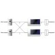 Σετ θυροτηλεόρασης COMMAX DRC-40K CDV-43KM 4 καλωδίων με χειρολαβή και οθόνη 4,3  