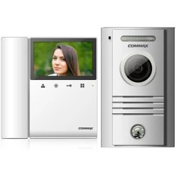 Σετ θυροτηλεόρασης COMMAX DRC-40K CDV-43KM 4 καλωδίων με χειρολαβή και οθόνη 4,3  
