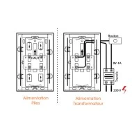 Μελωδικό κουδούνι SENTINEL 3248B χωρίς μετασχηματιστή με λευκό κέλυφος