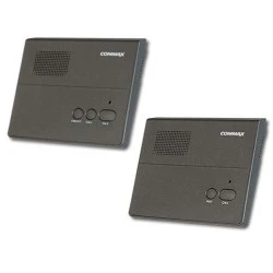 Σετ ενσύρματης ενδοεπικοινωνίας COMMAX CM800/801 2 σημείων 12V με ανοιχτή ακρόαση