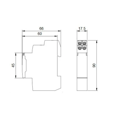Xρονοδιακόπτης ράγας αναλογικός ORBIS UNO QRD 16A 250V με εφεδρεία
