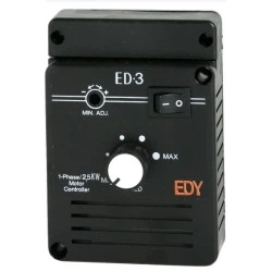 Ρυθμιστής στροφών κινητήρων ΕD-3 μαύρο 230V 2,5KW με προρύθμιση ελάχιστων στροφών