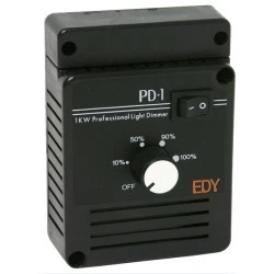 Ρυθμιστής φωτισμού - DIMMER PD-1 μαύρο 230V 1KW επαγωγικών/ωμικών φορτίων με SOFT START