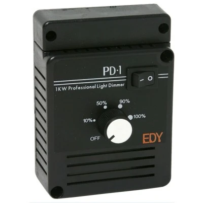 Ρυθμιστής φωτισμού - DIMMER PD-1 μαύρο 230V 1KW επαγωγικών/ωμικών φορτίων με SOFT START
