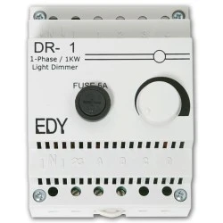 Ρυθμιστής φωτισμού DR-1 230V 1KW ράγας τοπικού χειρισμού ωμικών φορτίων(δέχεται διακόπτη ON-OFF)