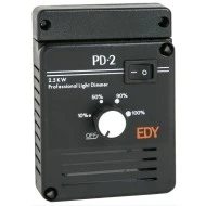 Ρυθμιστής φωτισμού- DIMMER PD-2 μαύρο 230V 2,5KW επαγωγικών/ωμικών φορτίων με SOFT START