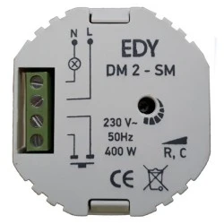 Ρυθμιστής φωτισμού - Dimmer κυτίου DM 2-SM Trailing Edge ή  LED Mode, για λάμπες Led Dimmable