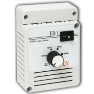 Ρυθμιστής φωτισμού - DIMMER ΕD-1 λευκό 230V 1,5KW ωμικών φορτίων επιτοίχιος