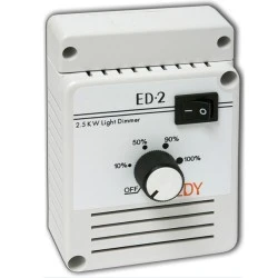 Ρυθμιστής φωτισμού - DIMMER ΕD-2 λευκό 230V 2,5KW ωμικών φορτίων επιτοίχιος