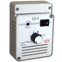 Ρυθμιστής στροφών κινητήρων ΕD-3 λευκό 230V 2,5KW με προρύθμιση ελάχιστων στροφών