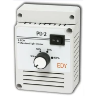 Ρυθμιστής φωτισμού- DIMMER PD-2 λευκό 230V 2,5KW επαγωγικών/ωμικών φορτίων με SOFT START